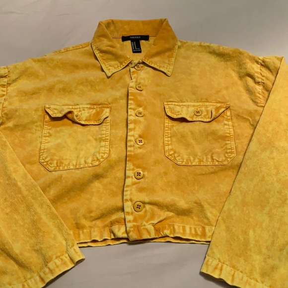 Forever21 women’s corduroy button up - Picture 3 of 6
